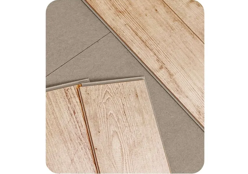  You can have your new vinyl flooring installed in just a few hours